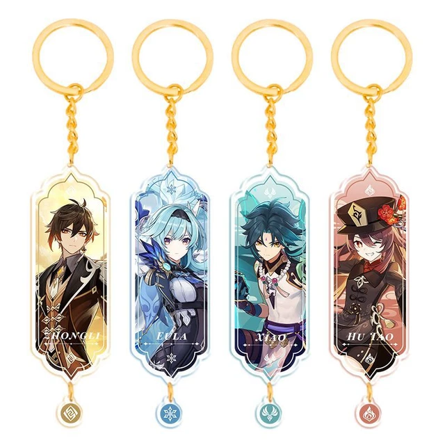 GENSHIN IMPACT ANIME GAME CHARACTER KEYCHAINS, KEYRINGS KEYFOBS