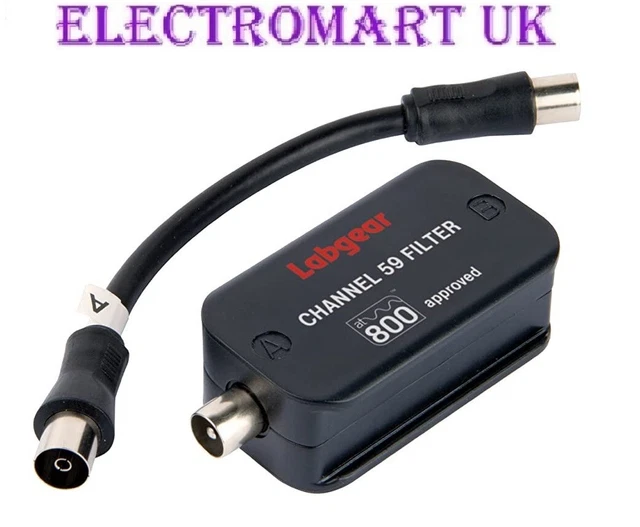 Filtre Signal TV Labgear F5GA 5G-4G LTE 700 - Rejet 40dB Interférences Mâts Mobiles