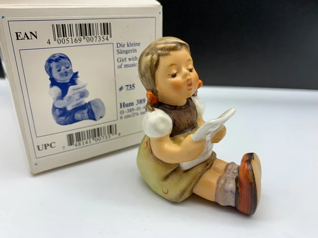 Hummel Figura 389 La Pequeño Cantante 7 Cm. 1 Wahl. Con Ovp. Superior Estado