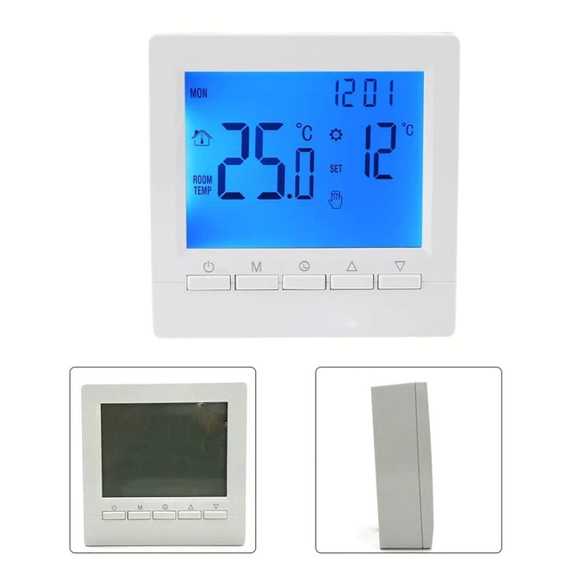 Thermostat de chauffage de salle à écran LCD programmable pour contrôle de la