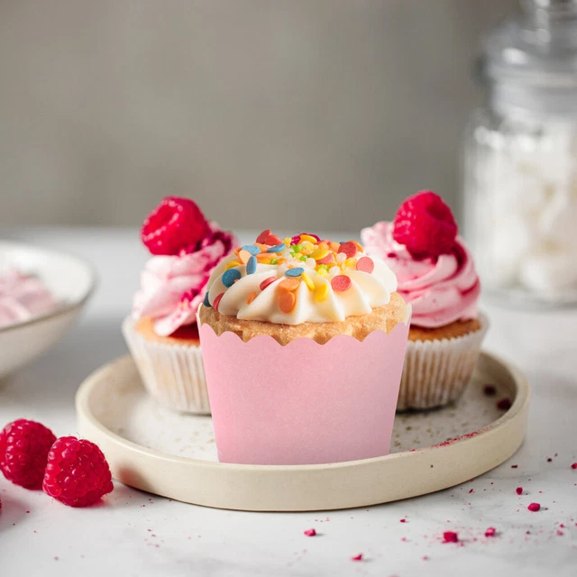 100 pz tazze da forno di carta tazze da forno antigrassi cupcake muffin tazze da forno