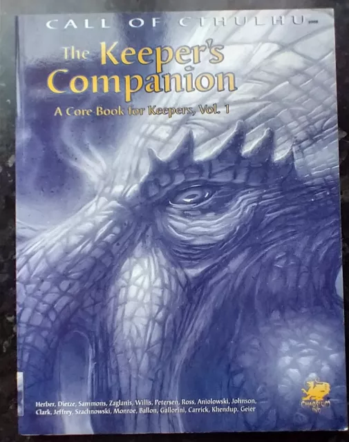 CALL OF CTHULHU: The Keepers Companion - A Core Book For Keepers, Vol ...