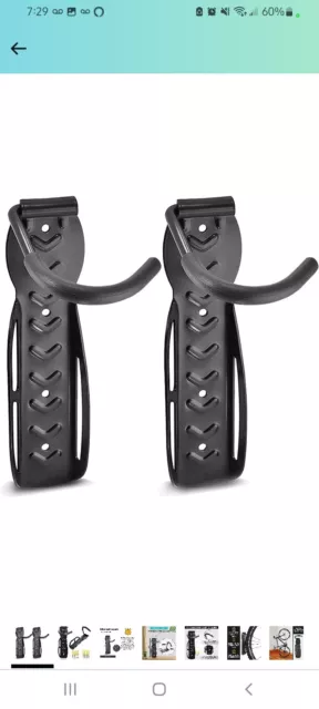Bike Rack Wall Mount Storage Hanger Bicycle Holder Hook Vertical Garage 2/4/8Pcs