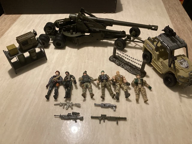 Figurina Snodabile Militare 1:6 - 30 Cm - Modello Uomo Adulto Soldato - PVC - Non Assemblabile