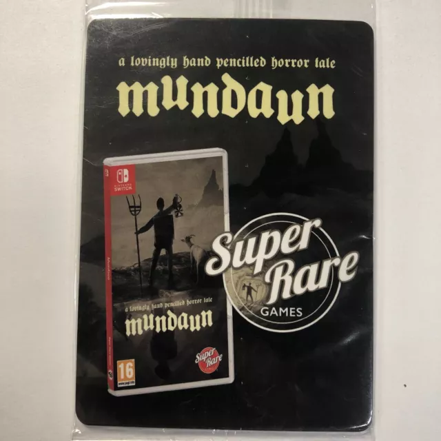 Mundaun Video Game Sealed 4 Trading Card Pack Super Rare Games SRG Exclusive