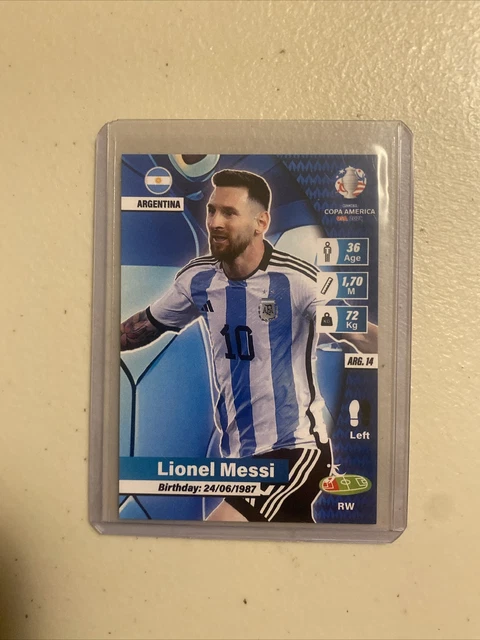 2024 Copa America USA Limited Edition Lionel Messi (Argentina) Auto Printed Card