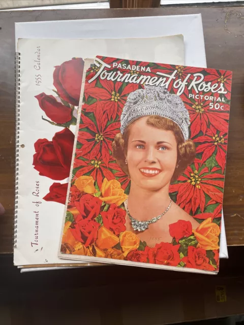 1955 Tournament Of Roses Program And Calendar