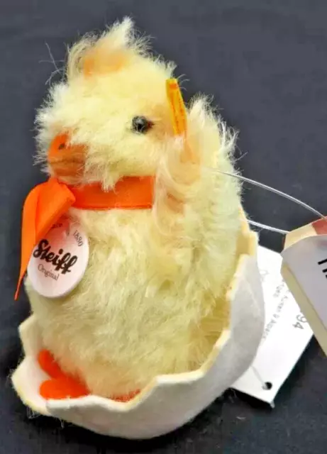 Steiff Ostern Küken IN Ei Clicki Huhn 8.9cm Alpaka - Bezaubernde 2