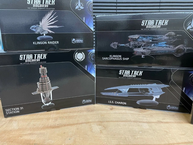 Eaglemoss Collections Star Trek Lot de 2 navettes Star Trek Collection officielle Starships