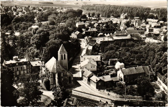 CPA  En Avion Au-Dessus de... -Ézanville (S.-et-O.) -Église du XIII s  (290799)
