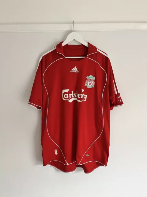 Liverpool FC 2007/08 Home Football Shirt Torres Men’s XL 3