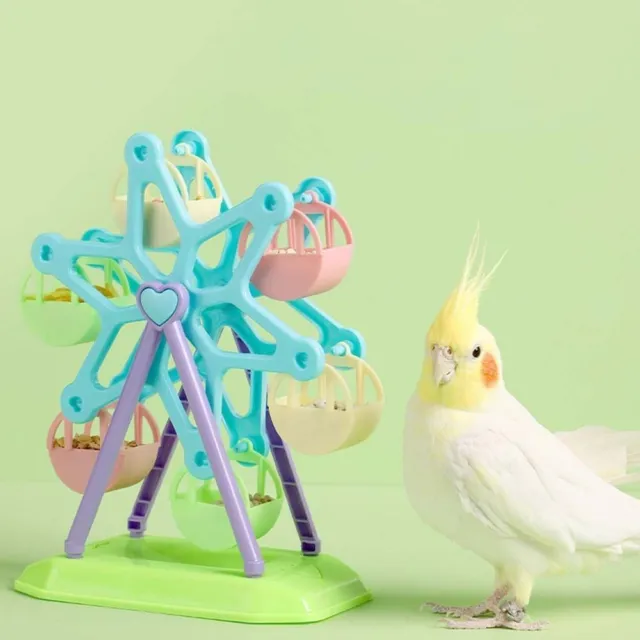 Spielzeug für die Nahrungs suche Papagei Riesenrad Vogel Windmühle Spielzeug