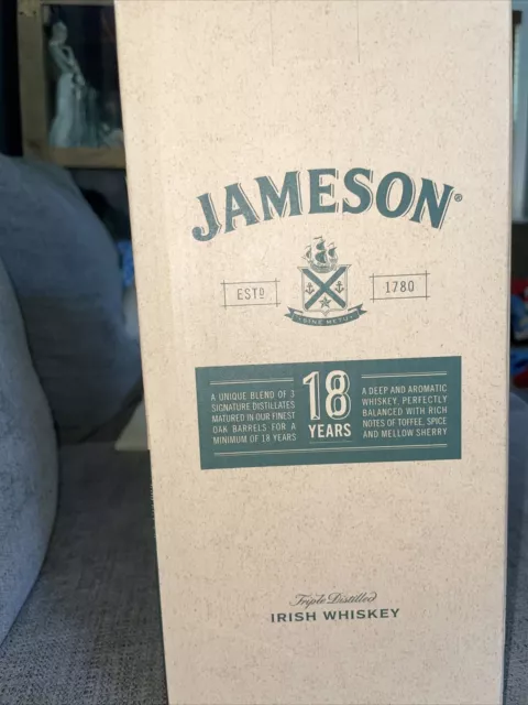 Jameson Empty Packaging Box  - Irish Whisky 18 Years