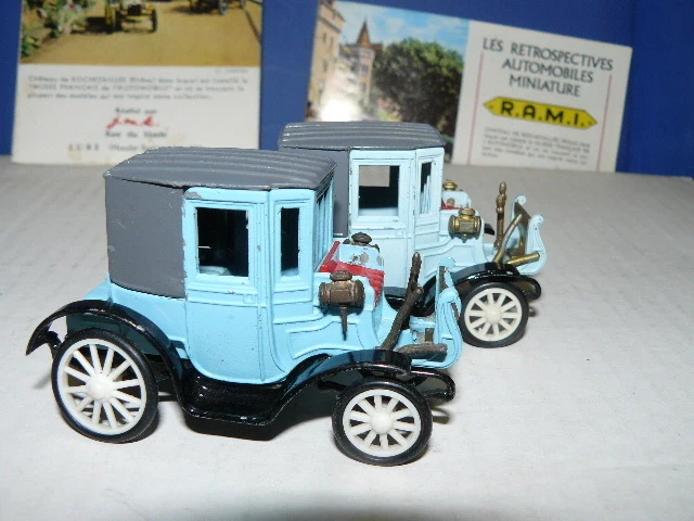 Miniature RAMI JMK 1/43 - Citroën B2 Limousine 1925 - Jaune Foncé Toit Gris Clair