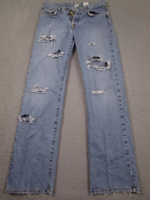 Lucky Brand Jeans Womens 6 Blue Denim Light Wash Distressed