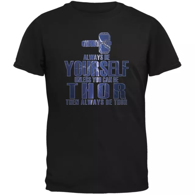 Always Be Yourself Thor Black Adult T-Shirt