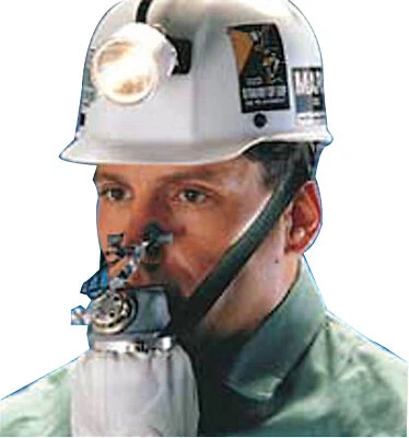 W65 Self-Rescuer Respirator, Carbon Monoxide, Includes Protective Steel Case MSA