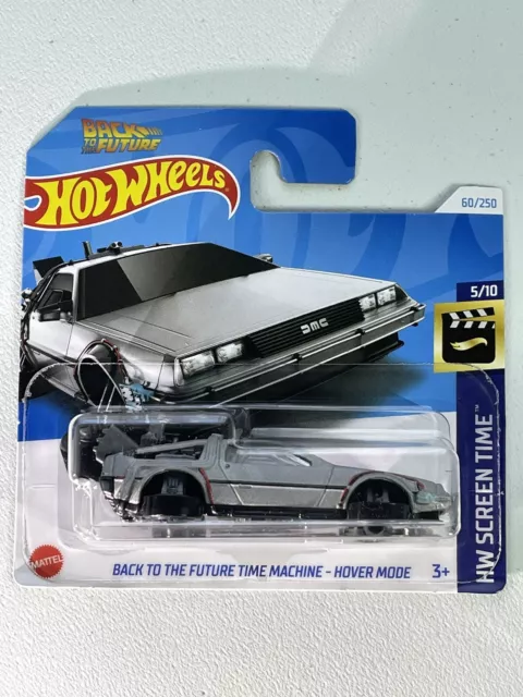 Hot wheels BACK TO THE FUTURE TIME MACHINE - HOVER MODE. SHORT CARD.