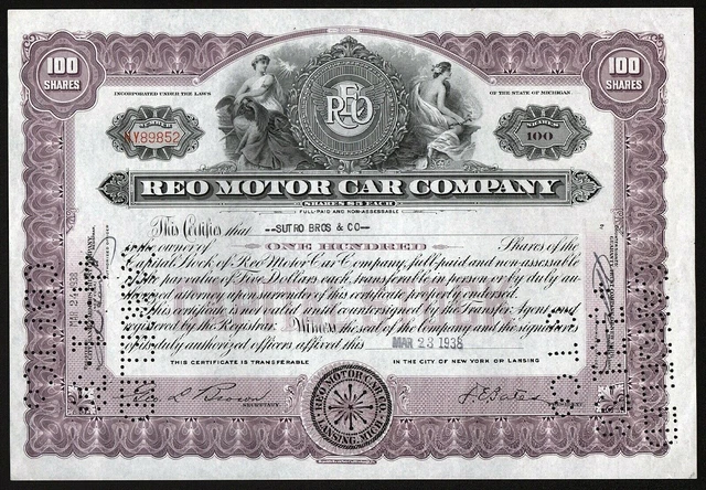 1938 Michigan: REO Motor Car Company