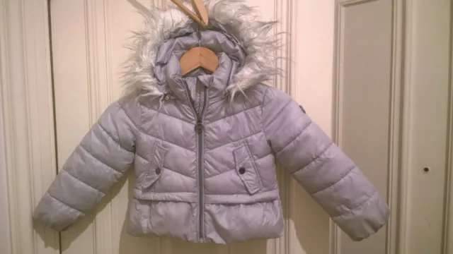 Michael Kors girls grey Winter jacket age 4 years