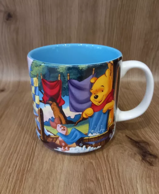 Vintage Disney classics 2003 Winnie the Pooh tigger piglet Wash time mug.