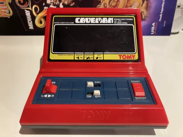 Jeu Électronique Caveman Tomy Vintage (1982) Retrogaming