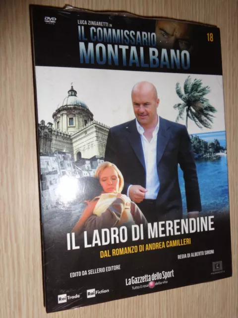 Dvd N° 18 Il Commissario Montalbano  Zingaretti Camilleri Il Ladro Di Merendine