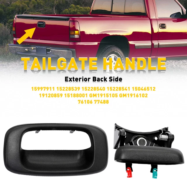 TAILGATE LATCH HANDLE Bezel for Chevy Silverado 1500 GMC Sierra 1500 99