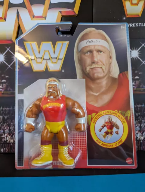 Hasbro Hulk Hogan - WWE WWF - Mattel Retro - Hulkster