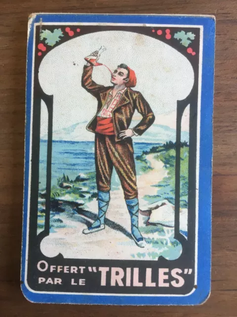 Demandez un TRILLES ! Apéritif Quinquina. Petit carnet publicitaire