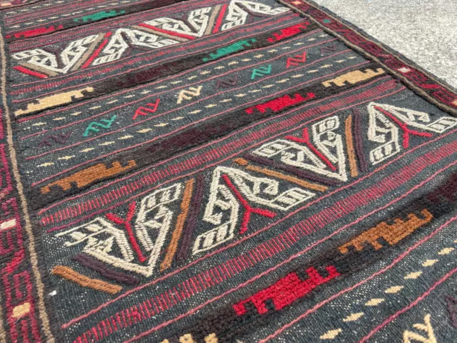 2x6 VINTAGE RUNNER WOOL RUG HANDMADE kilim flatweave oriental short narrow 2x7 2x6 VINTAGE RUNNER WOOL RUG HANDMADE kilim flatweave oriental short narrow 2x7