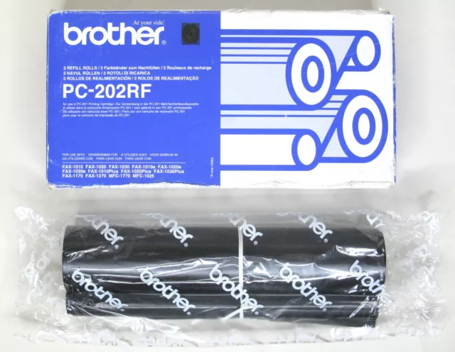 Brother Genuine PC-202RF Fax Refill Roll. New / Sealed.