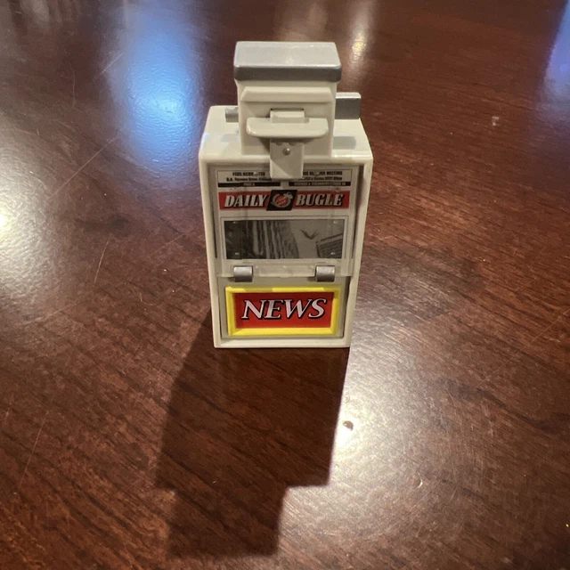 MARVEL LEGENDS SPIDERMAN DAILY BUGLE NEWSPAPER VENDING MACHINE 112