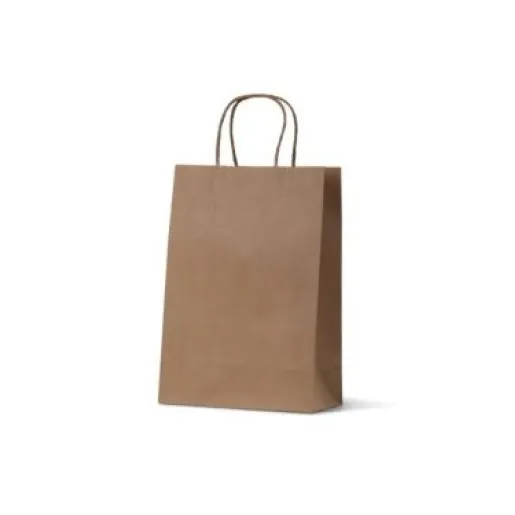 Brown Kraft Paper Carry Bags Extra Small Pack of 250