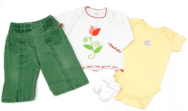 BABIES Hose, HEMA Langarm-Shirt und MOTHERCARE Kurzarm-Body - 68