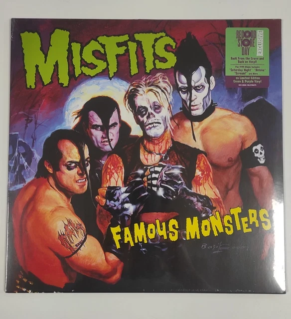 MISFITS FAMOUS MONSTERS LP (PURPLE GREEN SPLATTER RSD 2026) NEW