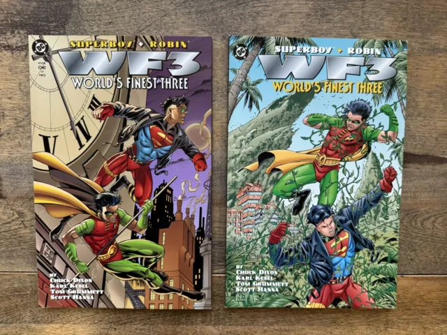 Superboy Robin World's Finest Three WF3 1 2 DC Comics Complete Series Set 1996