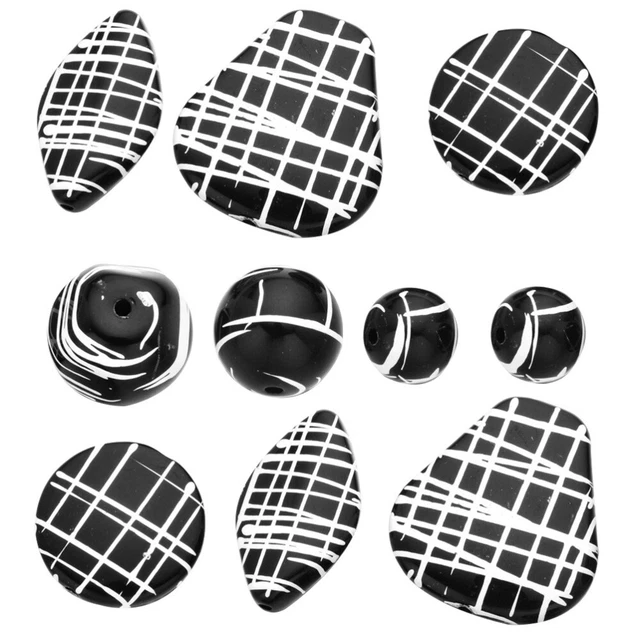 30 Stück Perlen Spacer DIY Schmuck Perlen Zubehör Handgefertigtes Material