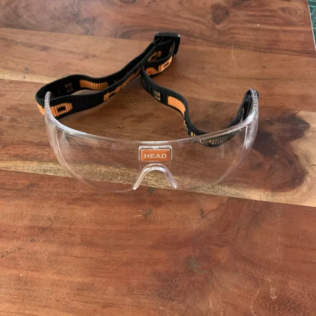 Head Z87 Clear  Goggles Sports Glasses Racquetball