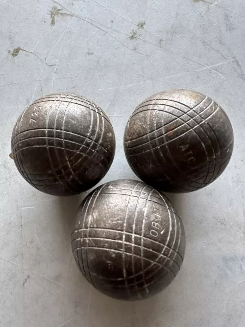 Jeu de 3 boules de pétanque Obut ATC 725