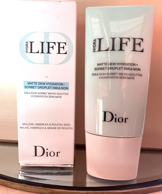 乳液・ミルク Dior Hydra Life Matte Dew Hydration 50ml Christian Dior Hydra Life Sorbet Droplet Emulsion Matte Dew