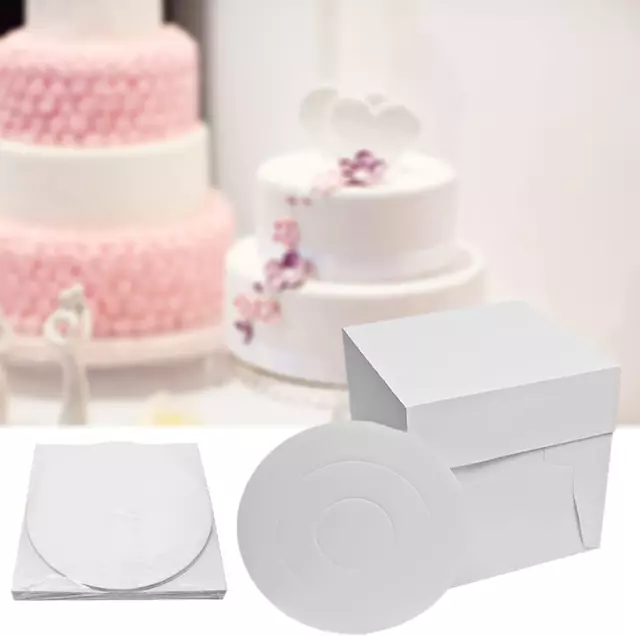 3 Sets Cake Boxes 12X12X12'' and Cake Board Sets