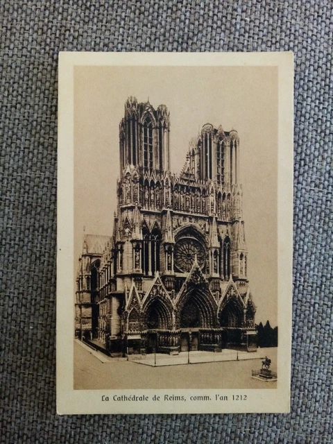 Cpa Reims La Cathédrale