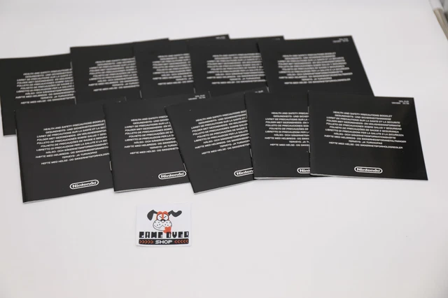 Lot De Notices Pour Jeux Nintendo DS – Bonne état, Diverses Références