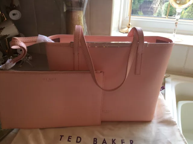 Ted Baker Peach Leather Handbag (BNWT)