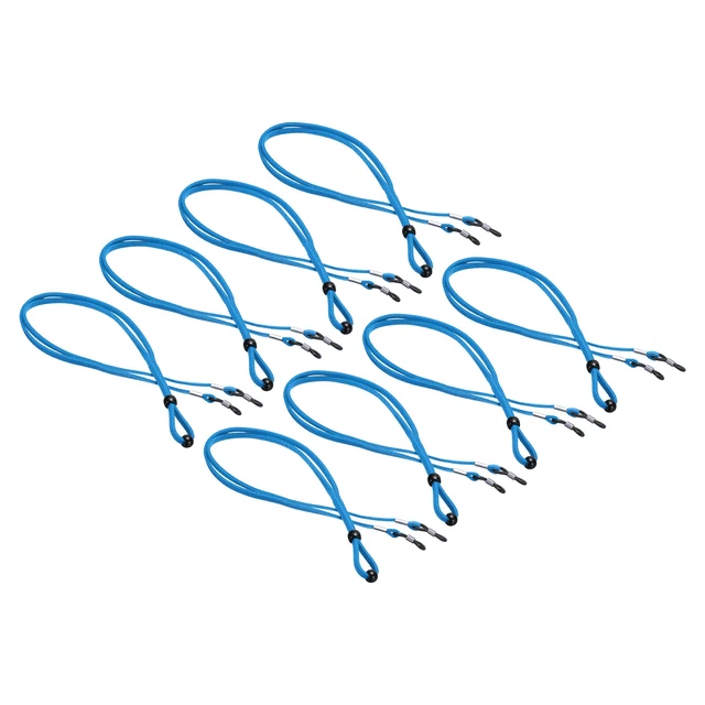 8 pz cinturino per occhiali da sole unisex regolabile supporto fermi blu cielo