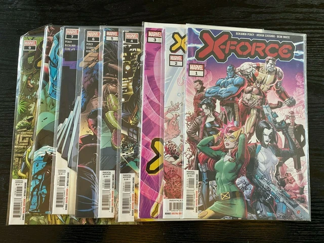 Marvel Comics - X-Force (2019) Lot - Issues 1,2,3,4,5,6,7, 8 & 9 - VG