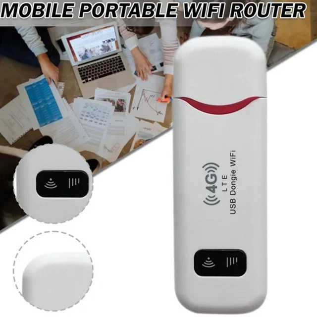 Unlocked 4G LTE Modem Wireless Router USB Dongle Mobile SIM WIFI Broadband H9E4