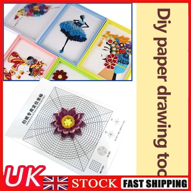 Release Drawing Locating Paper Craft Quilled Setting for DIY Paper Handmade Tool