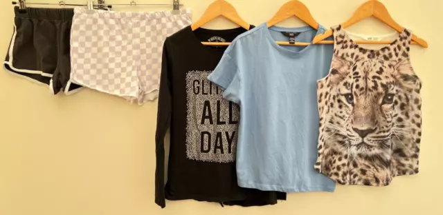 Girls Bundle Of Clothes Age 10-11 H&M New Look Matalan